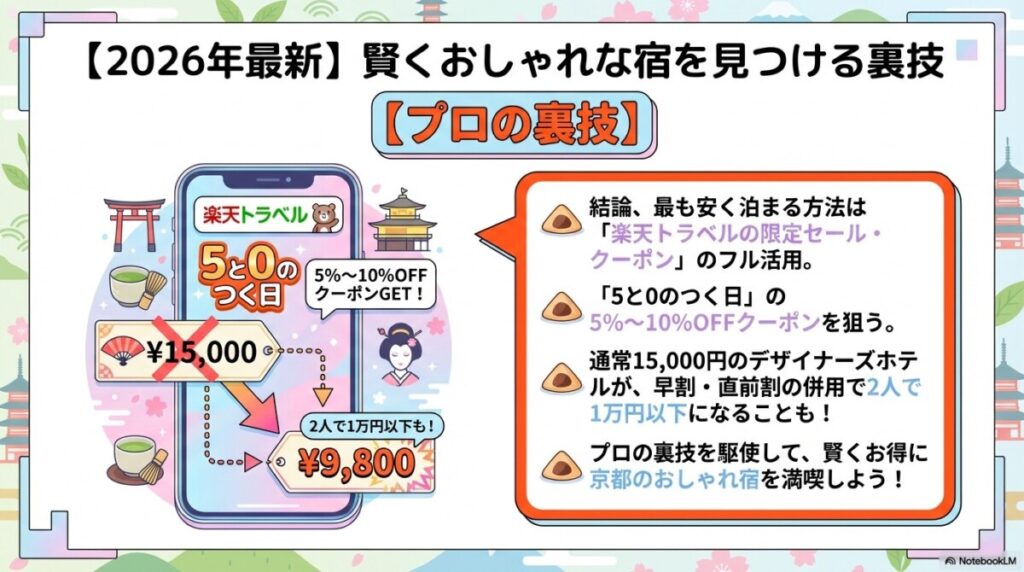 京都で失敗しない!安くておしゃれなホテルの選び方